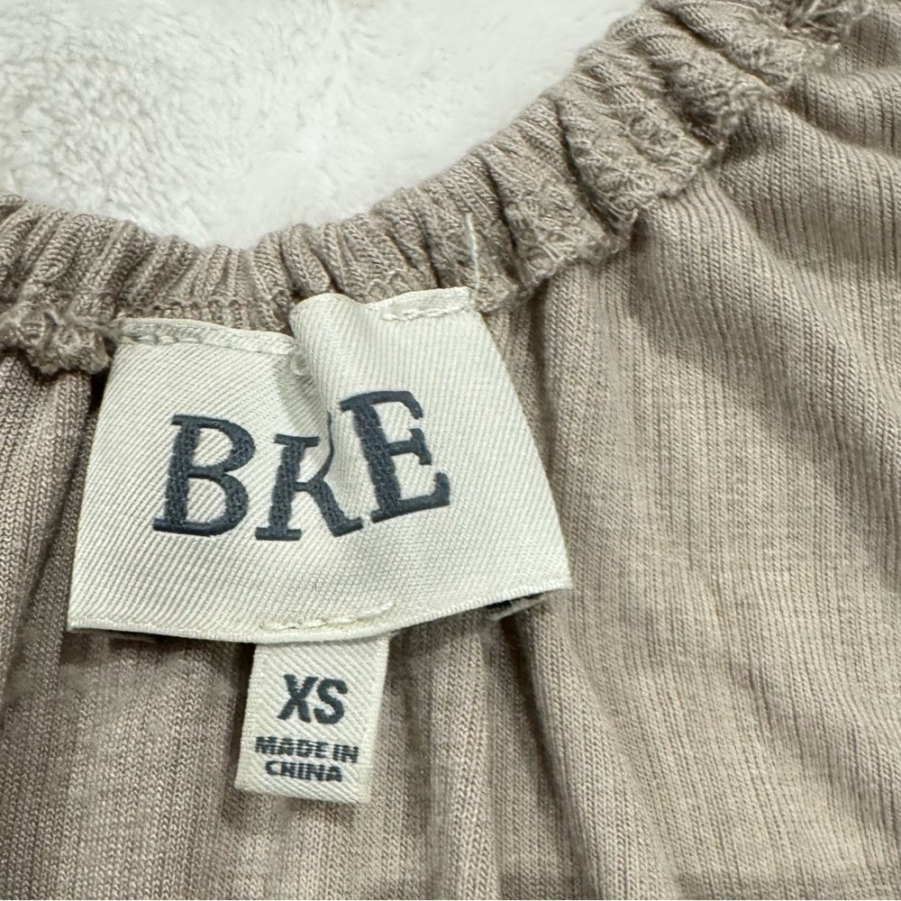 BKE Ribbed Knit Maxi Dress with Pockets - Taupe - Picture 2 of 11